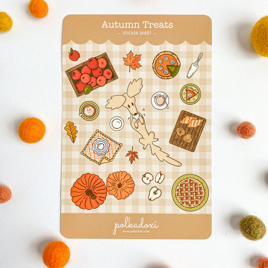 Autumn Treats Sticker Sheet