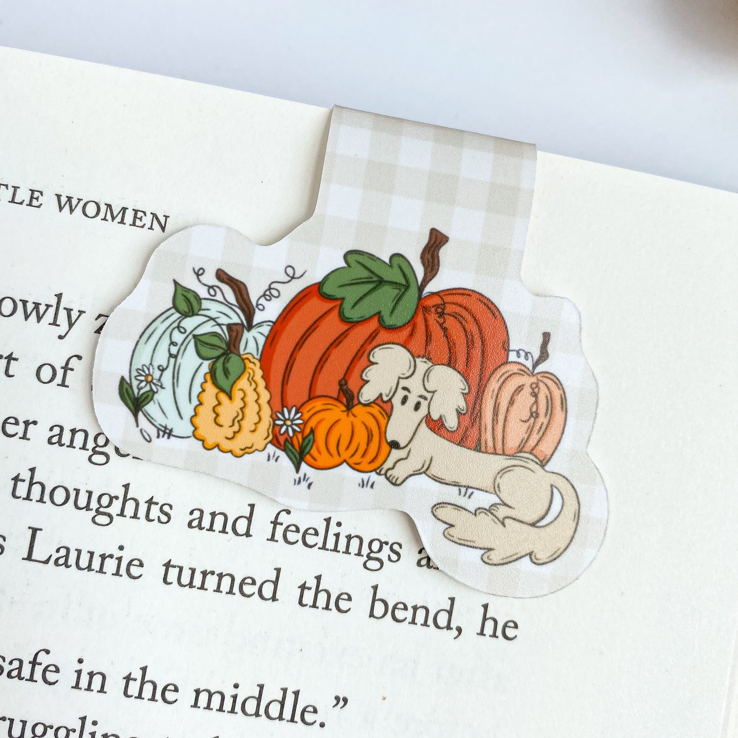 Pumpkin Patch Magnetic Bookmark